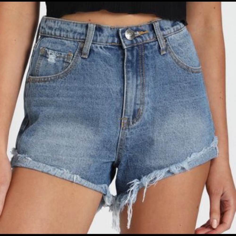 Showpo denim shorts